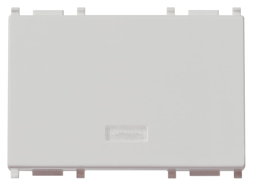 VIMAR - Tasto Intercambiabile 3 Moduli con Diffusore Illuminabile Silver