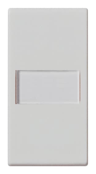 VIMAR - Tasto Intercambiabile 1 Modulo Illuminabile Ad Anello con Targhetta Silver