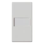 VIMAR - Tasto Intercambiabile 1 Modulo Illuminabile Ad Anello con Targhetta Silver