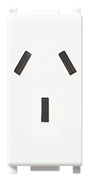 VIMAR - PRESA SICURY 2P+T 10A ARGENTINO BIANCO