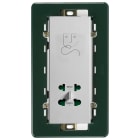 VIMAR - Presa per rasoio verticale 230V silver con trasformatore di isolamento 20 VA, uscita 120/230 V, supporto per installazione in scatole BS.