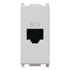 VIMAR - Presa RJ11 Speciale per Bus con Morsetti a Vite - Design Silver