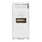 VIMAR - Presa USB Standard con Morsetti a Vite Bianco