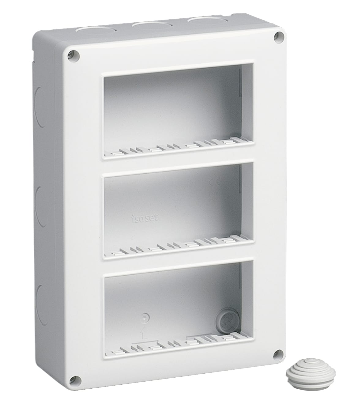 VIMAR - Contenitore Parete Verticale IP40 12M 4X3 Moduli Eikon, Arké e Plana