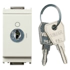 VIMAR - Interruttore 2P 16(3)A con Chiave Bianco per Montaggio Indipendente Idea Serie IP20 II III 1,5-4mm2 Pti250 850°C Glow Wire