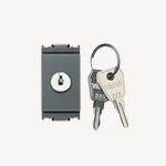 VIMAR - Pulsante 1P 16A con Chiave Unificata Grigio 250V