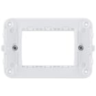 VIMAR - Supporto 3 Moduli Arké Idea con Viti Bianco per Apparecchi Arké e Placche Idea Scatole 3 Moduli