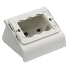 VIMAR - Scatola Tavolo 3M Bianco Inclinata Serracavo Supporto 3 Moduli Placca Classica Idea