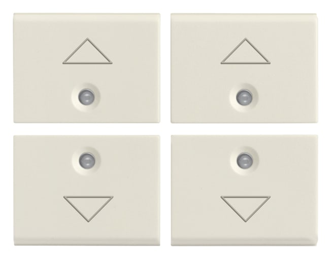 VIMAR - QUATTRO MEZZI TASTI 1M FRECCIA BIANCO