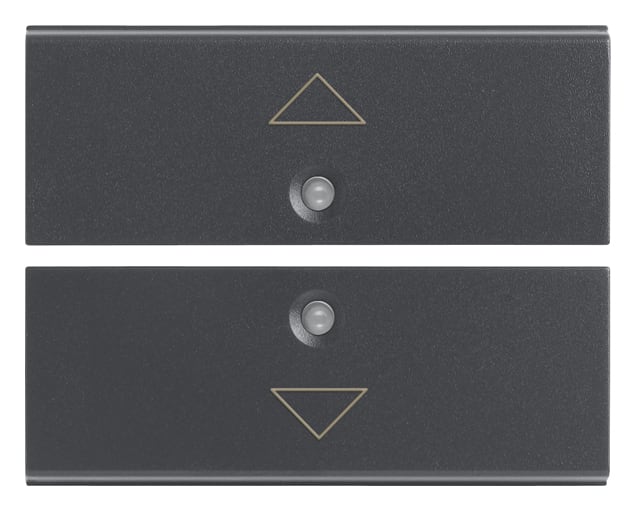 VIMAR - DUE MEZZI TASTI 2M SIMB. FRECCIA GRIGIO