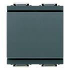 VIMAR - Deviatore Grigio 1P 16Ax 2M - 250V~ 2 Moduli Ridotti 200W Lampade con Alimentatore Integrato