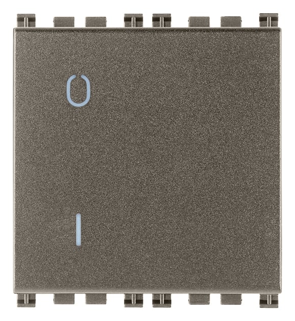 VIMAR - INTERRUTTORE 2P 16AX 2M METAL