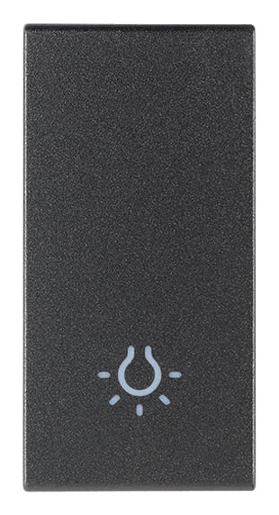 VIMAR - TASTO 1M SIMBOLO LUCE GRIGIO