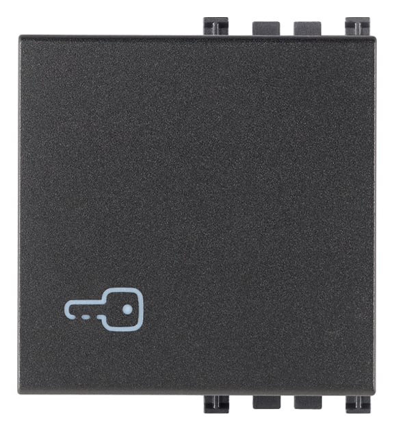VIMAR - Tasto Intercambiabile 2 Moduli Simbolo Chiave Grigio Illuminabile