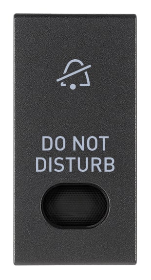 VIMAR - TASTO 1M CON DIFFUSORE SIMB. DND GRIGIO