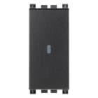 VIMAR - INTERRUTTORE 1P 10AX ASSIALE GRIGIO