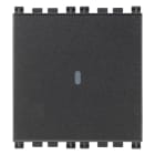 VIMAR - PULSANTE 1P NO 10A ASSIALE 2M GRIGIO