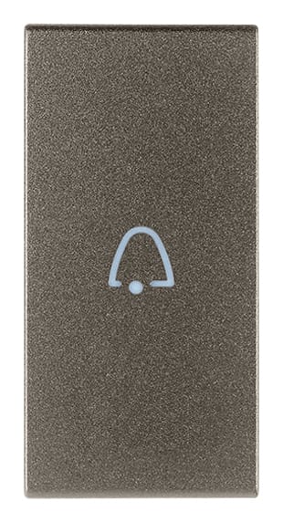 VIMAR - TASTO 1M SIMB. CAMPANELLO ASSIALE METAL