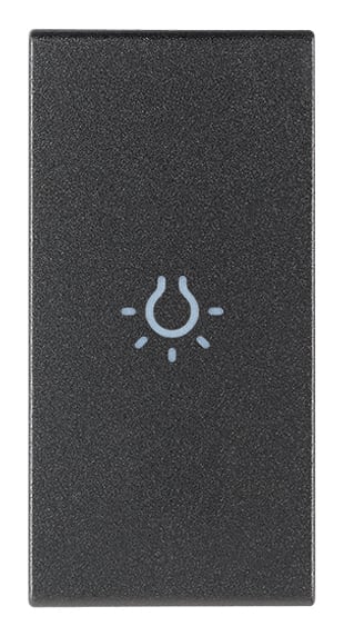 VIMAR - TASTO 1M SIMBOLO LUCE ASSIALE GRIGIO