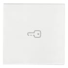 VIMAR - Tasto 2M Simbolo Chiave Assiale Bianco - Intercambiabile 2 Moduli Comandi Illuminabile