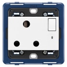 VIMAR - PRESA 2P+T 15A INGLESE INTERR. BIANCO
