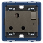 VIMAR - PRESA 2P+T 15A INGLESE INTERR. METAL