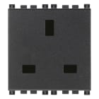 VIMAR - PRESA 2P+T 13A INGLESE GRIGIO