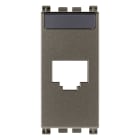 VIMAR - Adattatore RJ45 AMP Avaya Metal per connettori RJ45 AMP Tyco Jack linea 110 Toolless Jack Jack MTRJ Lucent Avaya Systimax MPS100 MGS200 MGS300 MGS400 MGS500.