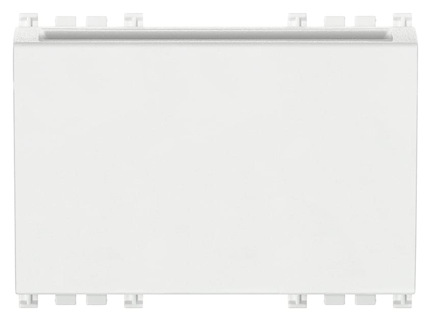 VIMAR - Lettore transponder verticale KNX bianco con tasca, 2 uscite a relè NO 4 A 24 V~, 2 ingressi, alimentazione 12-24 V~ 50-60 Hz e 12-24 Vdc, 3 moduli.