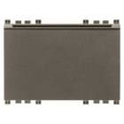 VIMAR - Tasca NFC/RFID compatibile AGB Metal, lettore elettronico per carte a transponder, compatibile con soluzioni AGB per hotel, 3 moduli.