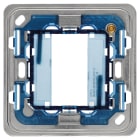 VIMAR - Supporto 1 Modulo con Viti per Scatole Quadrate Grigio