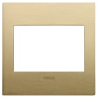 VIMAR - PLACCA CLASSIC 3M BS OTTONE SPAZZOLATO