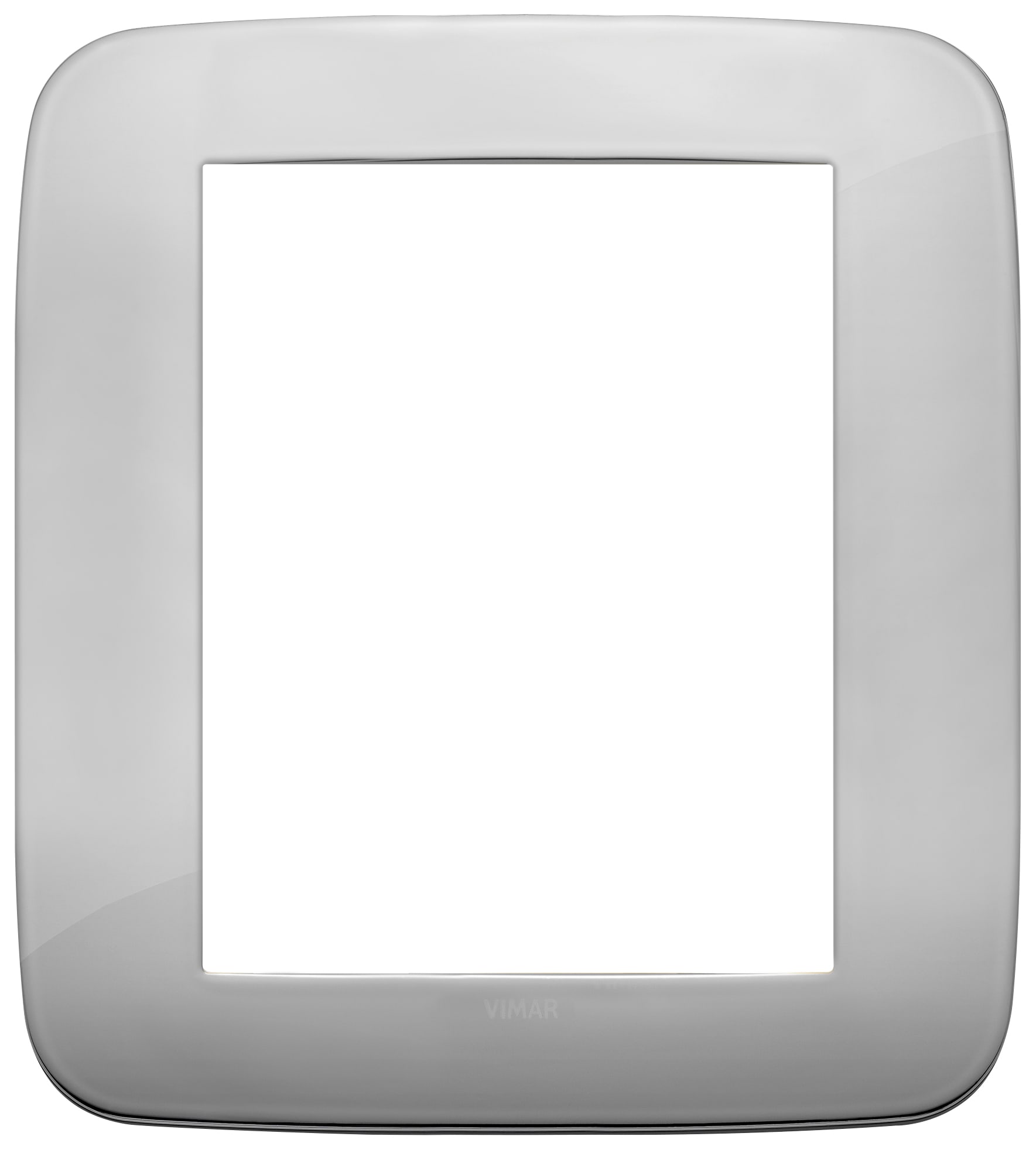 VIMAR - PLACCA ROUND 8M CROMO