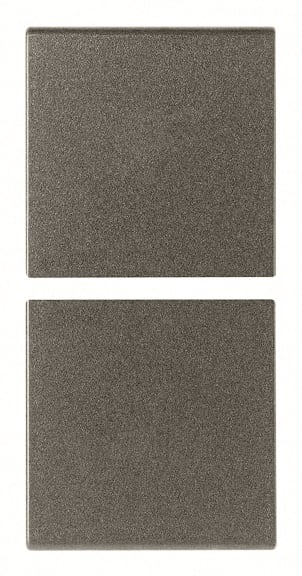 VIMAR - DUE MEZZI TASTI 1M FISSI NEUTRI METAL