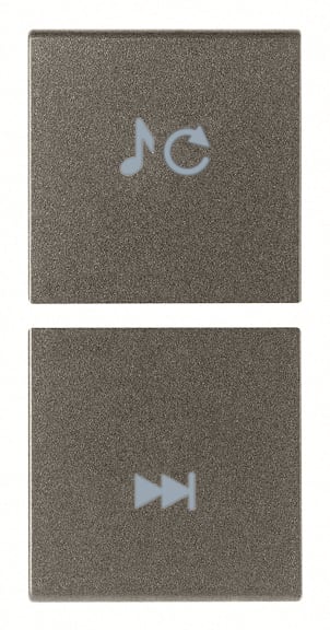 VIMAR - DUE MEZZI TASTI 1M SORG./TRACCIA METAL