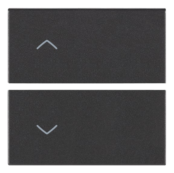 VIMAR - DUE MEZZI TASTI 2M SIMBOLI FRECCE GRIGIO