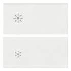 VIMAR - DUE MEZZI TASTI 2M DIMMER BIANCO