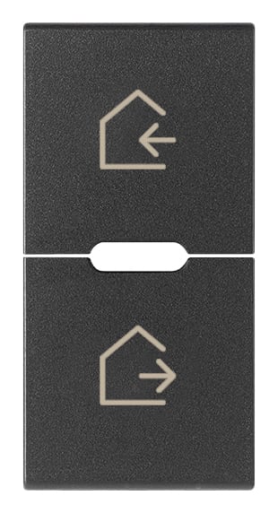 VIMAR - Due Tasti Intercambiabili 1M Modulo, Simboli Grigio Scenari