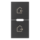 VIMAR - Due Tasti Intercambiabili 1M Modulo, Simboli Grigio Scenari