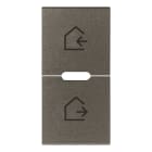 VIMAR - Due Tasti Intercambiabili 1M Modulo, Simboli Scenari Metal