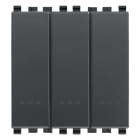 VIMAR - TRE INTERRUTTORI 1P 20AX GRIGIO