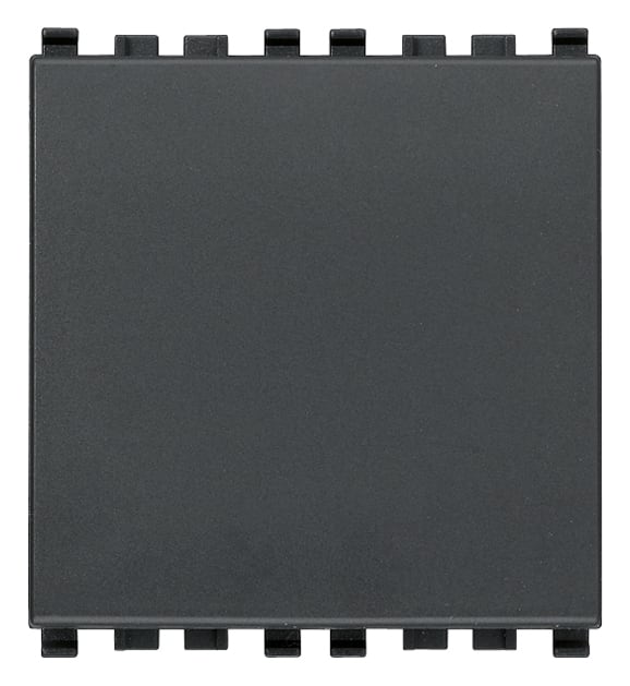 VIMAR - Invertitore 1P 16Ax Grigio Illuminabile Tasto Sostituibile 250V 2 Moduli 200W Lampade Alimentatore Integrato IEC 60669-1:2017