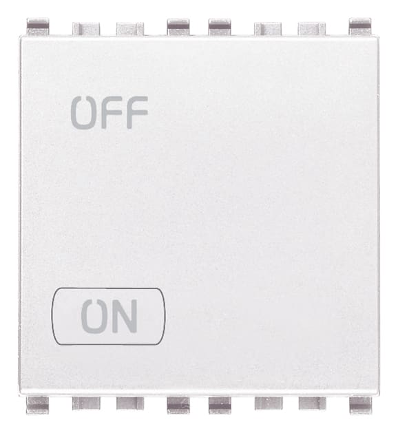 VIMAR - INTERRUTTORE 2P 20AX 2M BIANCO