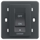 VIMAR - INTERRUTTORE 2P 45A COOKER 3M GRIGIO