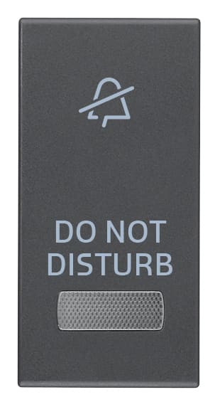 VIMAR - TASTO 1M CON DIFFUSORE SIMB. DND GRIGIO