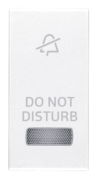 VIMAR - TASTO 1M CON DIFFUSORE SIMB. DND BIANCO