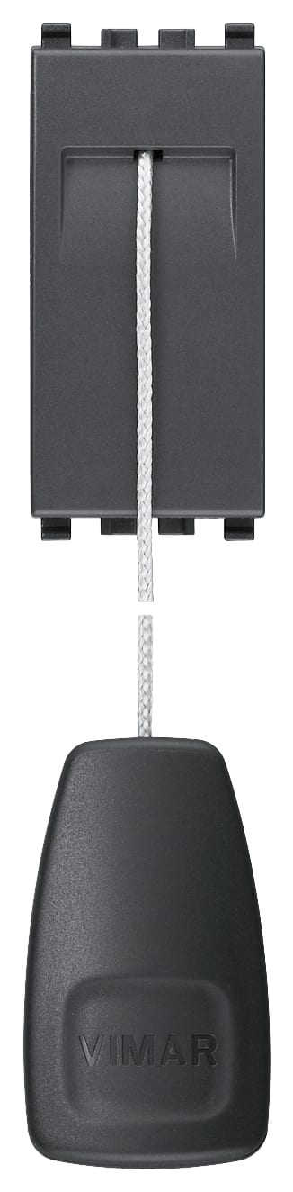 VIMAR - PULSANTE 1P NC 10A TIRANTE GRIGIO