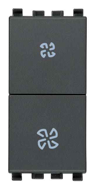 VIMAR - COMMUTATORE 2P 10AX FAN-COIL GRIGIO