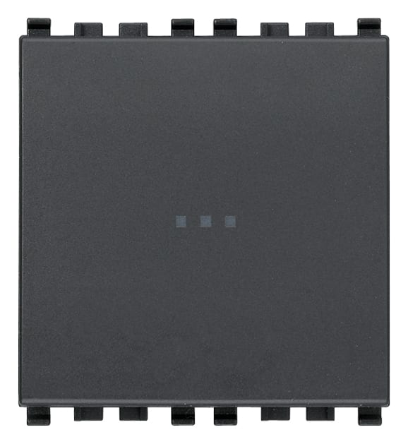 VIMAR - INTERRUTTORE 1P 16AX ASSIALE 2M GRIGIO