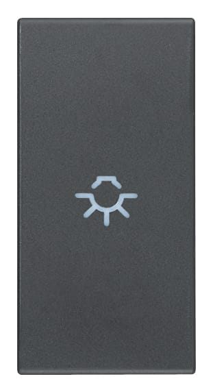 VIMAR - TASTO 1M SIMBOLO LUCE ASSIALE GRIGIO
